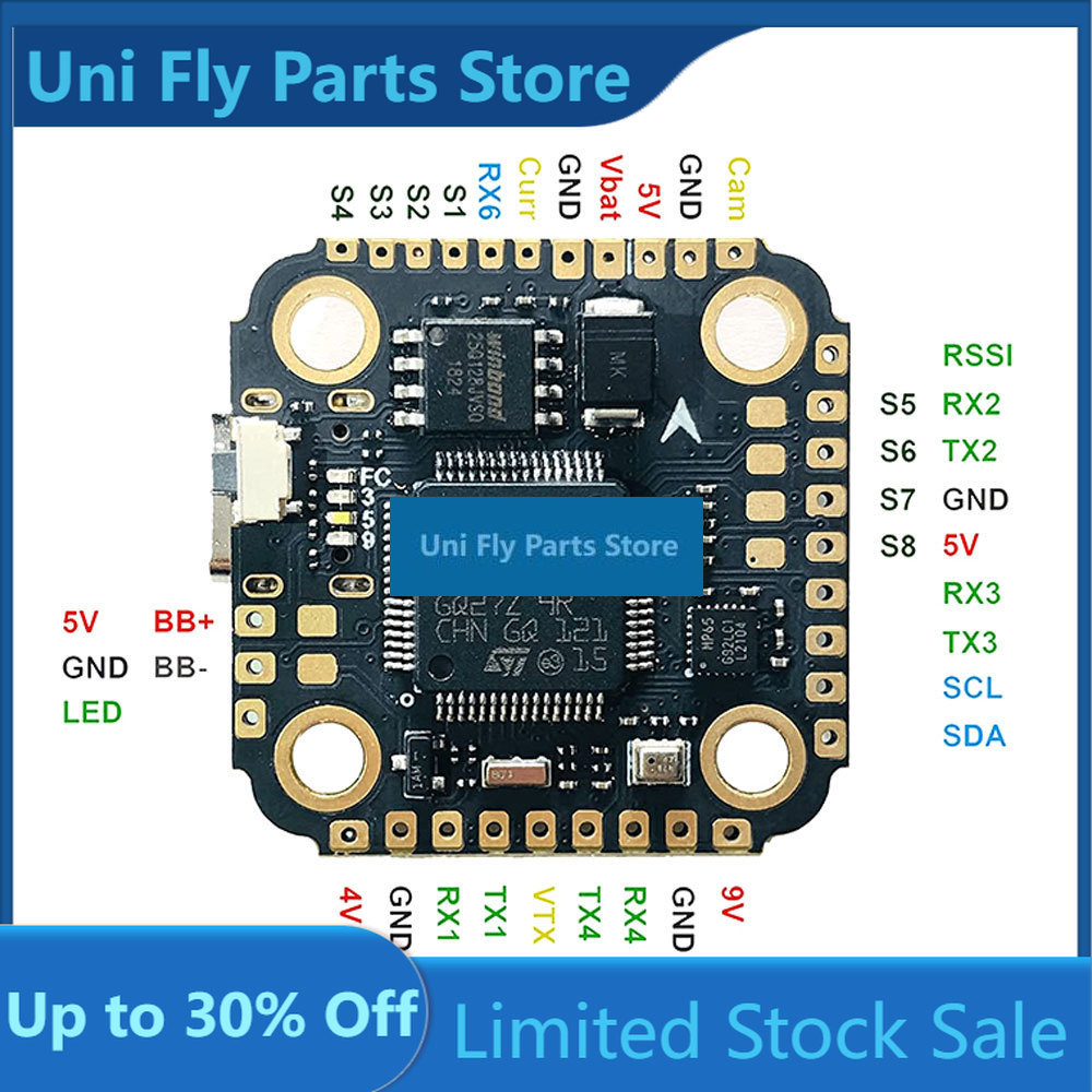 F7 MINI Flight Controller MPU6 - огляд і ціна Betaflight Fc F7