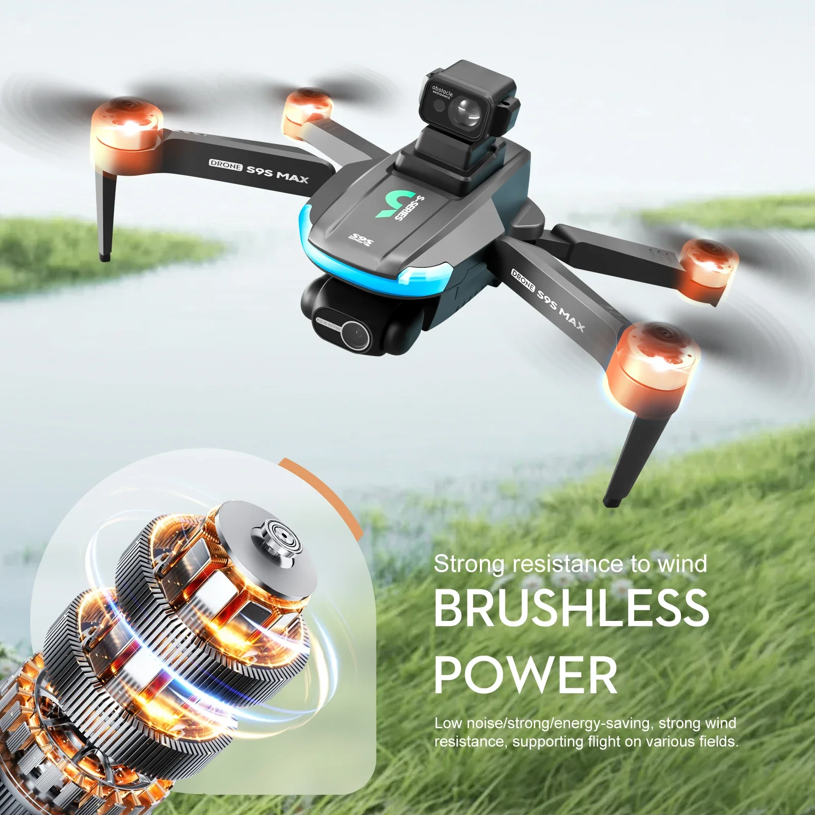 NEW S9S MAX MINI Drone 4K 2-Ax - огляд і ціна Drone Battery Box