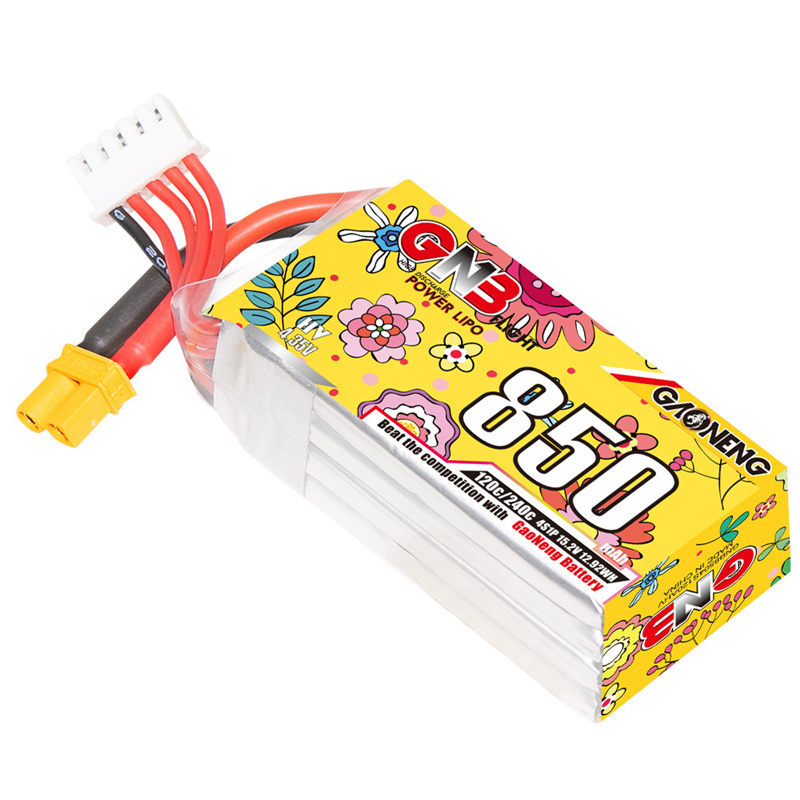 Upgraded GNB 4S 15.2V 850mAh L - огляд і ціна Drone Battery 4S