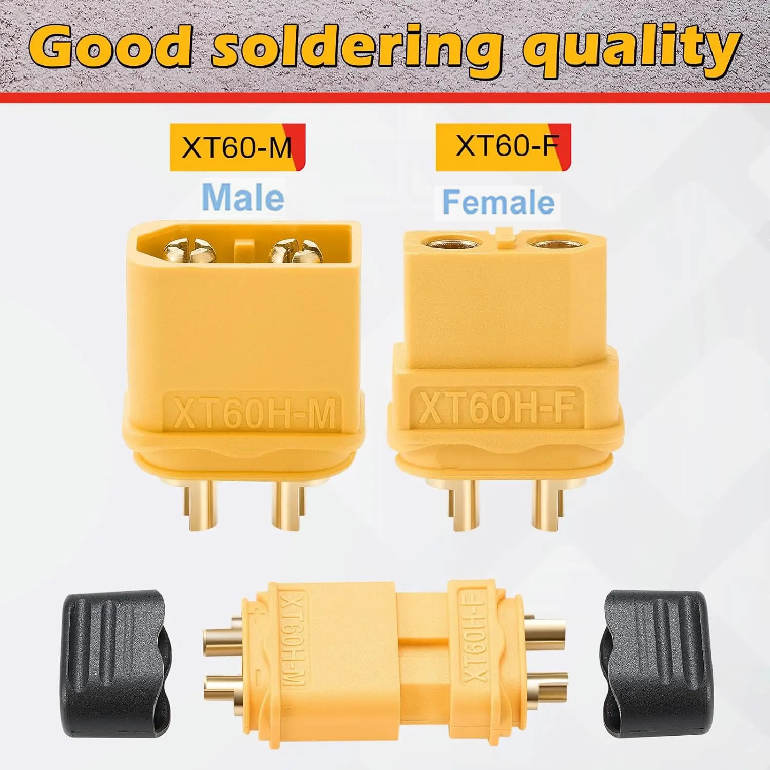 XT60 Connector Plug with Sheat - огляд і ціна Drone Battery Connector