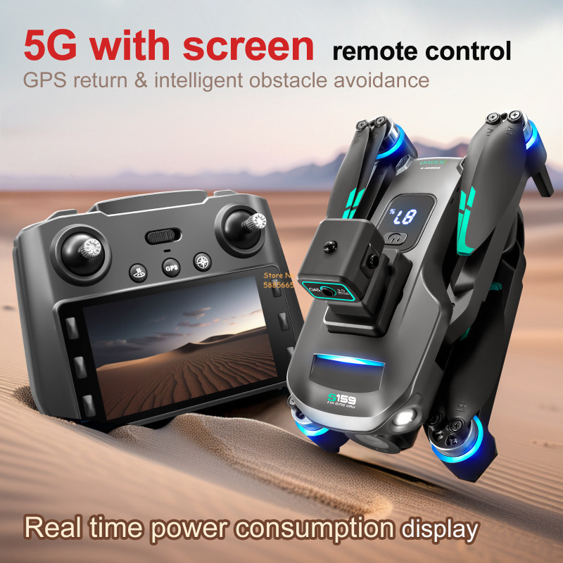 8K Dual Camera 5G WIFI FPV Rem - огляд і ціна Drone Battery Box
