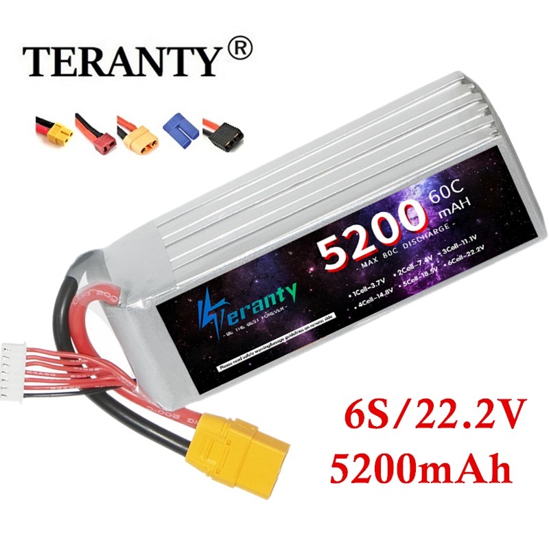 TERANTY 6S 5200mAh Lipo Batter - огляд і ціна Drone Battery 4S