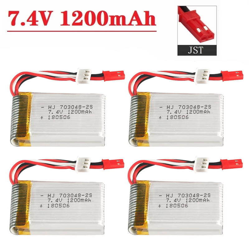 Lipo Battery 2S 7.4V 1200mAh 7 - огляд і ціна Drone Battery Connector