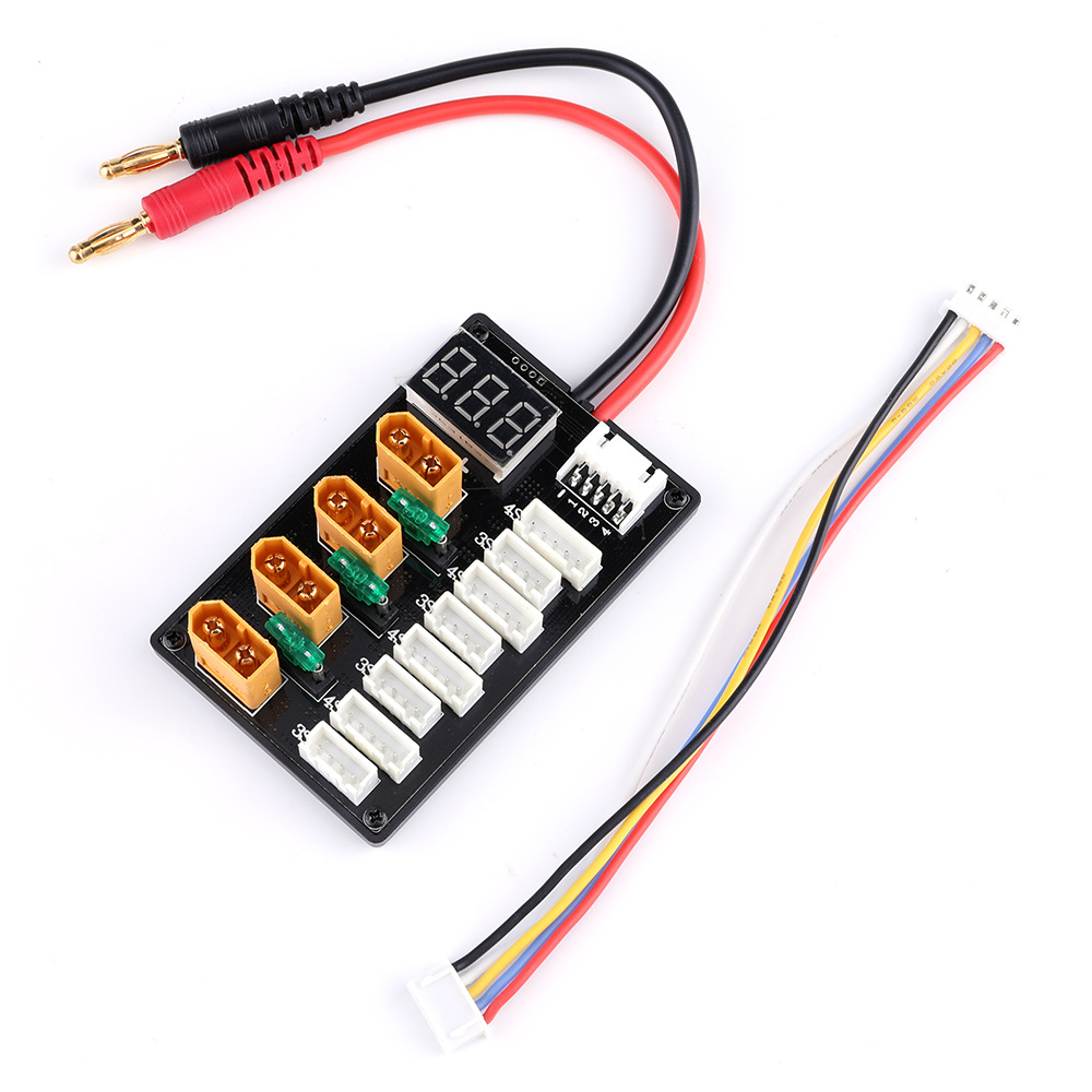 XT60 Plug 3S 4S Lipo Battery P - огляд і ціна Drone Battery Parallel Board