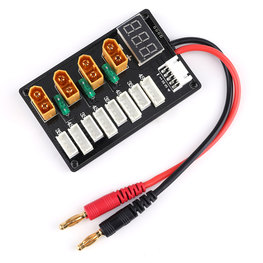 XT60 Plug 3S 4S Lipo Battery P - огляд і ціна Drone Battery Parallel Board