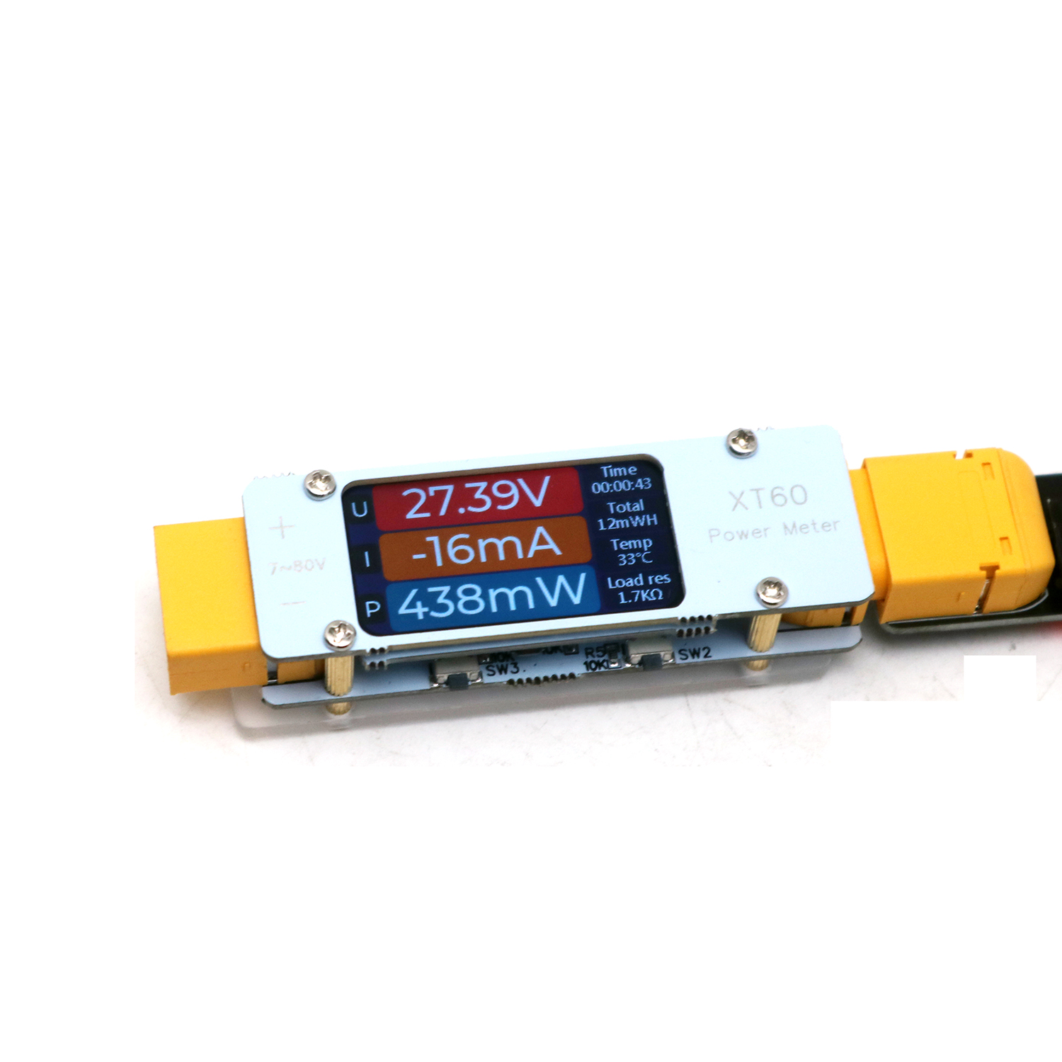 64A DC XT60 Power Meter Bidire - огляд і ціна Drone Battery Voltage Checker
